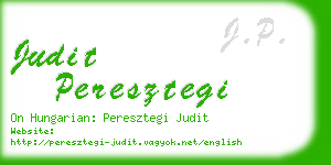 judit peresztegi business card